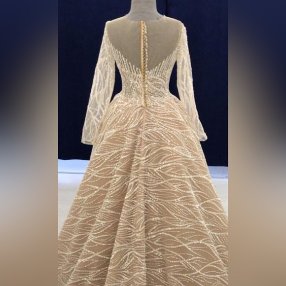 Custom Evening gown made in Turkey - Picture 3 of 3